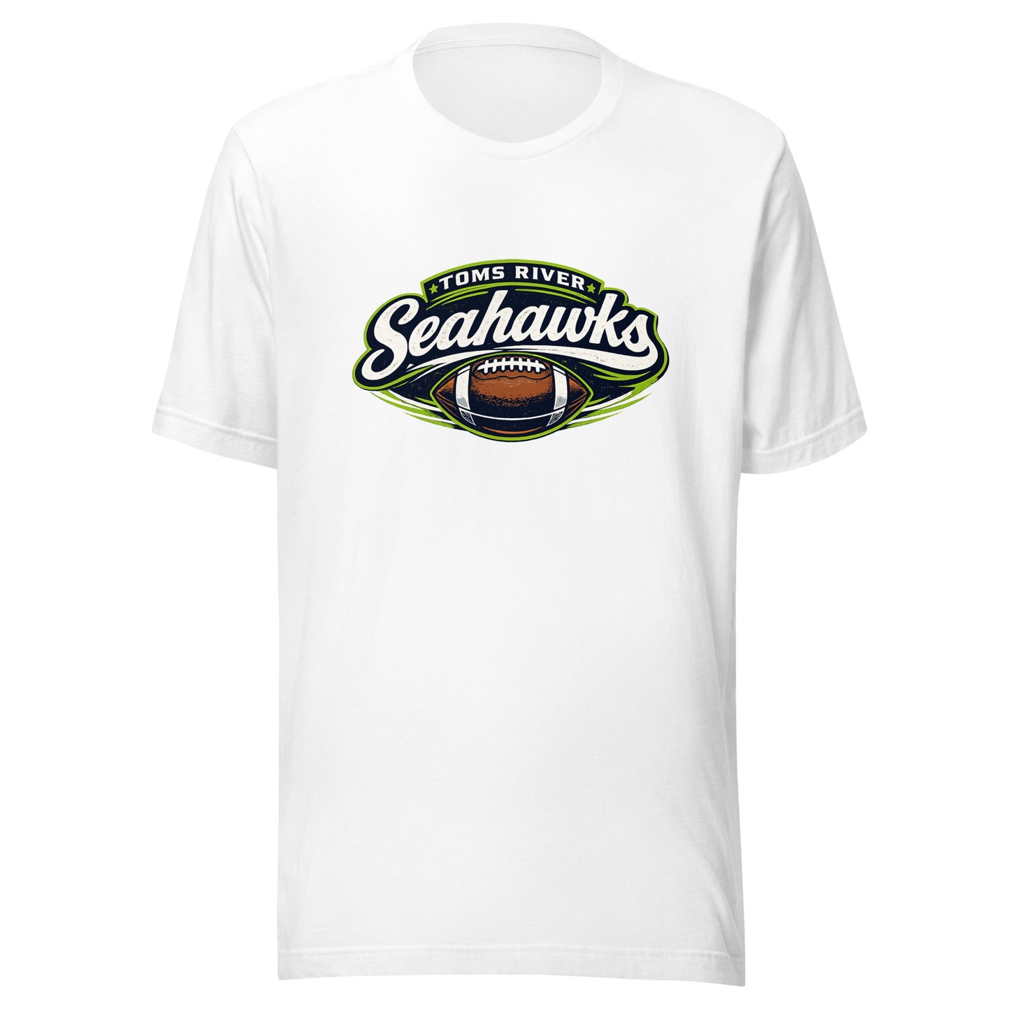 Performance | T-Shirt | Toms River Seahawks | Football Emblem Logo