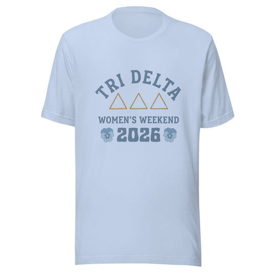 Performance | T-Shirt | Tri Delta Epsilon | Sisterhood Script Logo