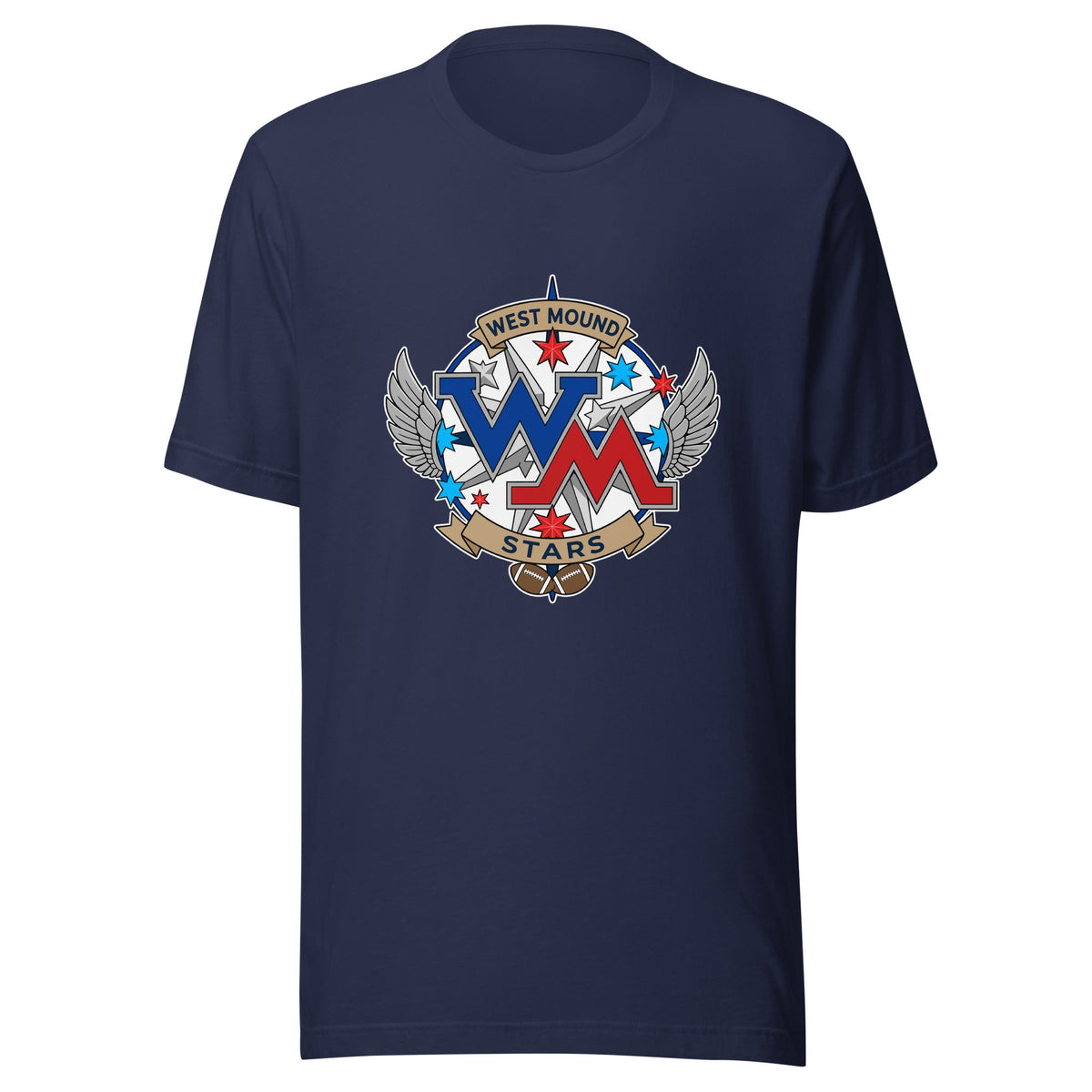 Performance | T-Shirt | West Mound Stars | Emblem Logo
