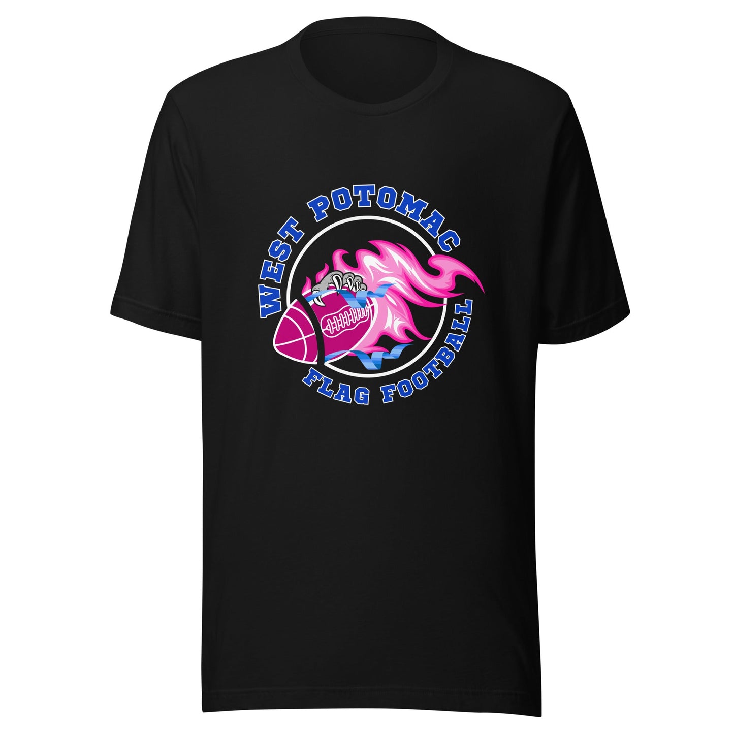 Performance | T-Shirt | West Potomac Flag Football | Crest Logo