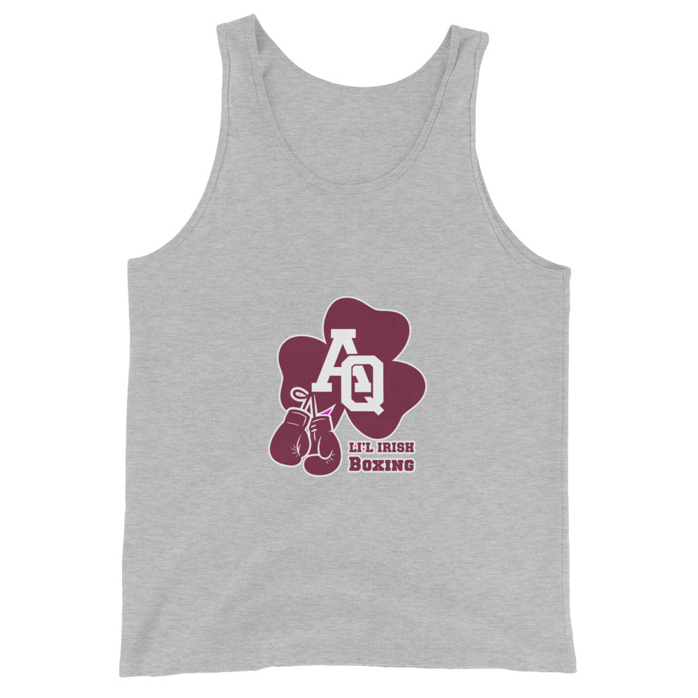 Performance | Tank Top | Aquinas Li’l Irish Boxing | AQ Shamrock Logo