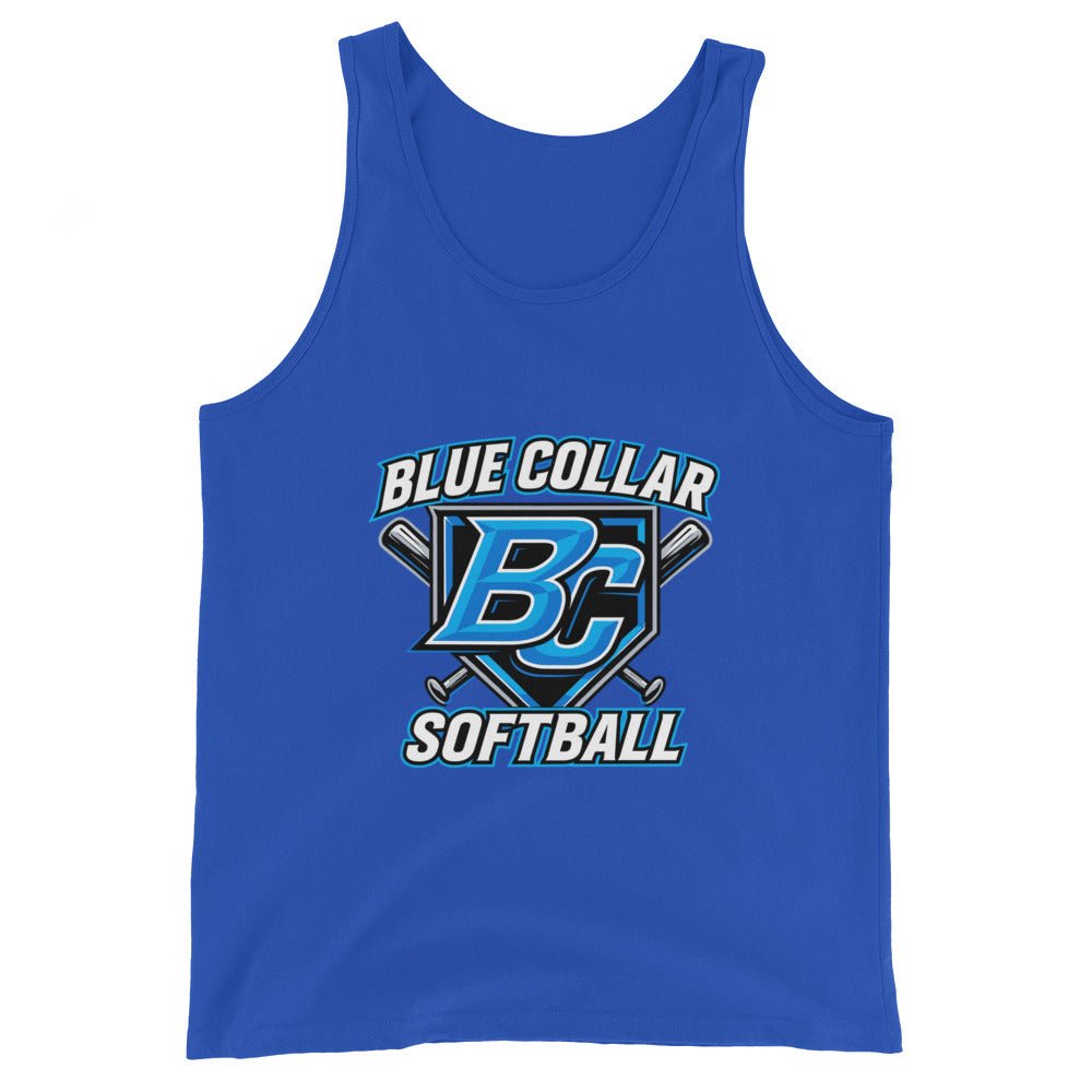 Performance | Tank Top | Blue Collar Softball 2034 | Shield Logo