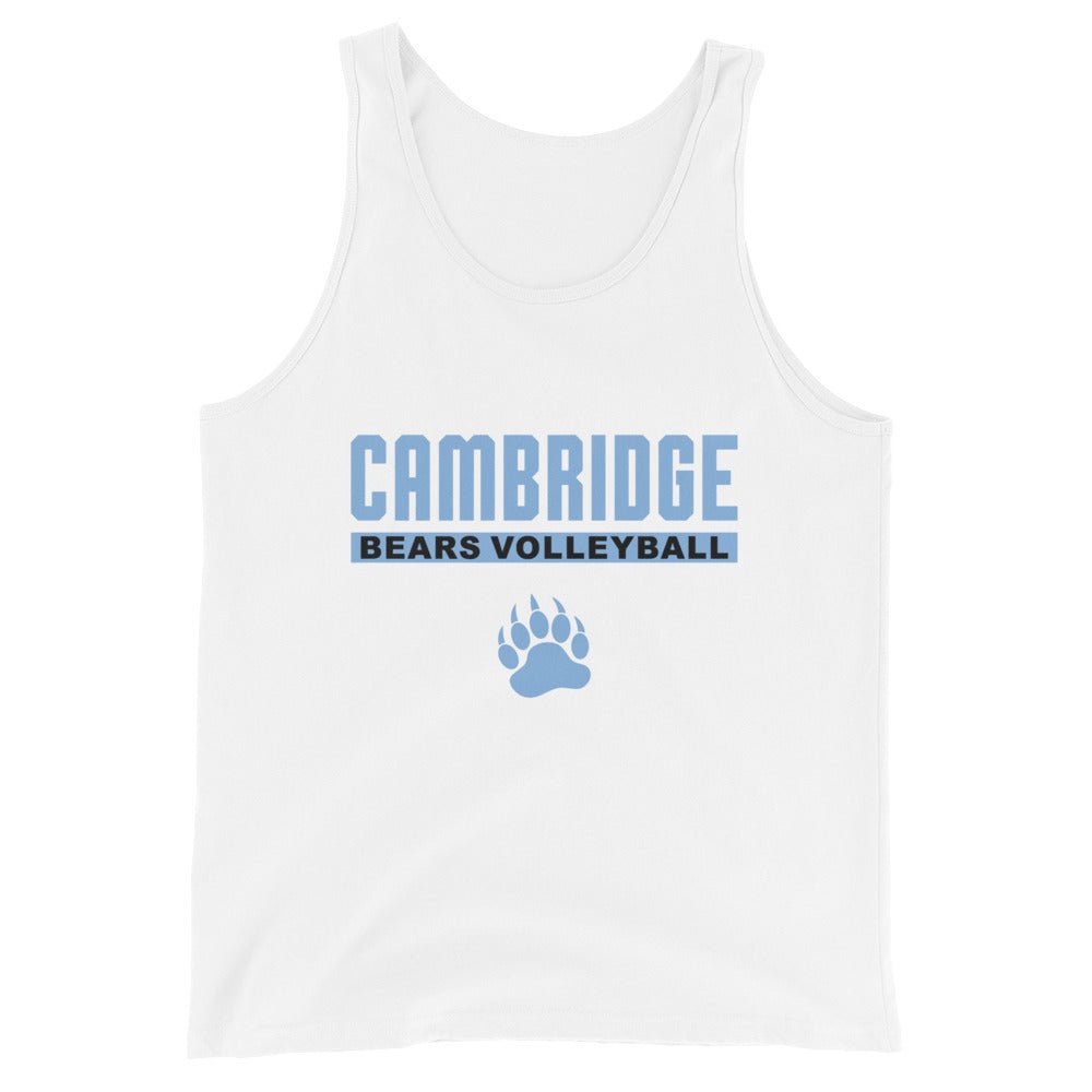 Performance | Tank Top | Cambridge Volleyball | Script Paw Logo