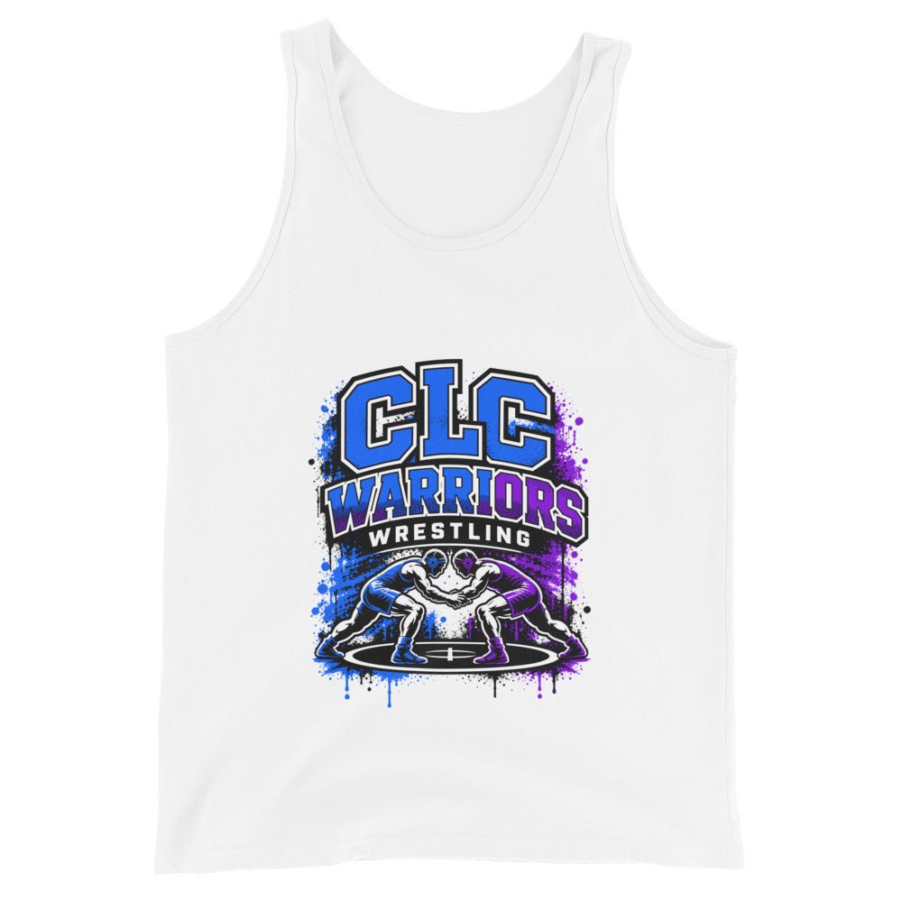 Performance | Tank Top | Clear Lake - Clayton Wrestling | Emblem Logo