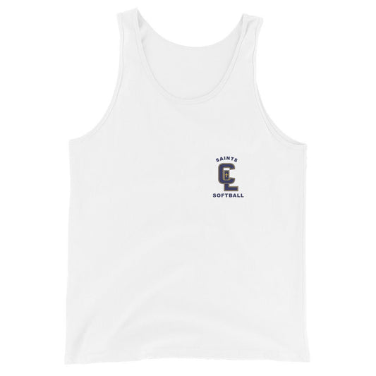 Performance | Tank Top | Crean Lutheran Softball | Navy CL Softball Logo