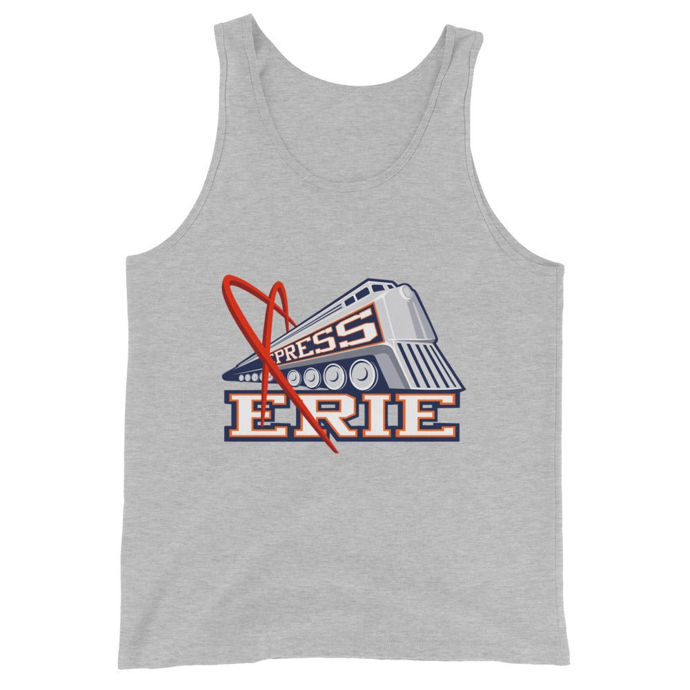 Performance | Tank Top | Erie Express Football | Locomotive Logo