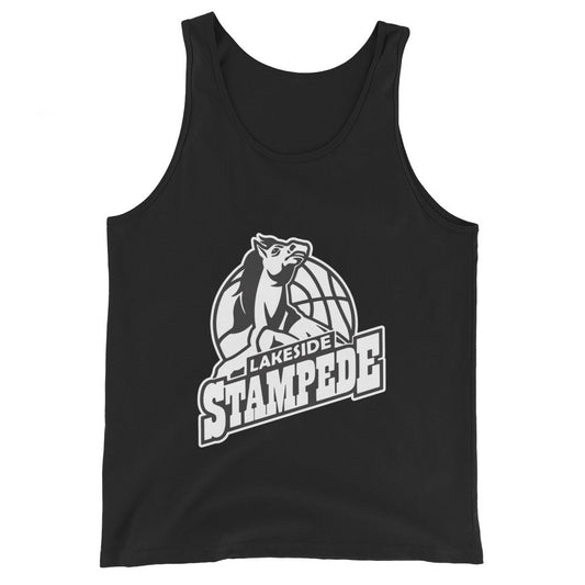 Performance | Tank Top | Lakeside Stampede | Basketball Mascot Logo