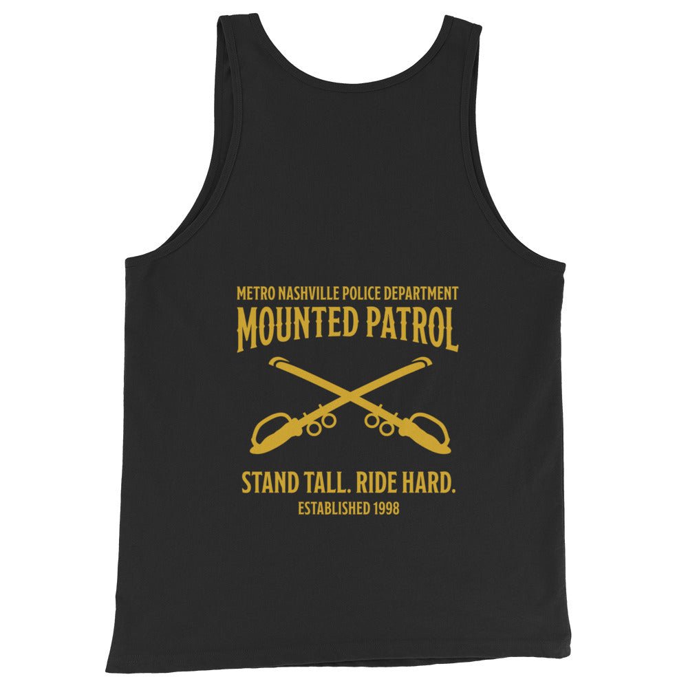 Performance | Tank Top | Metro Nashville Police Department Horse Mounted Patrol | Stand Tall Logo