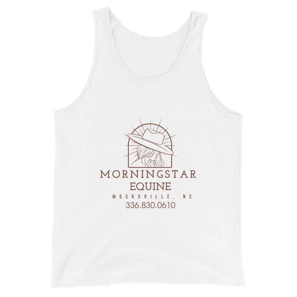 Performance | Tank Top | Morningstar Equine | Morningstar Equine Burnt Logo