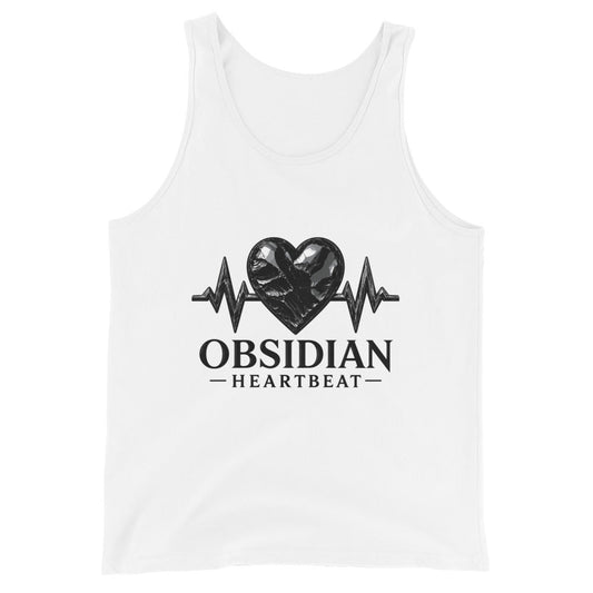 Performance | Tank Top | Obsidian Heartbeat | Pulse Athletics Logo