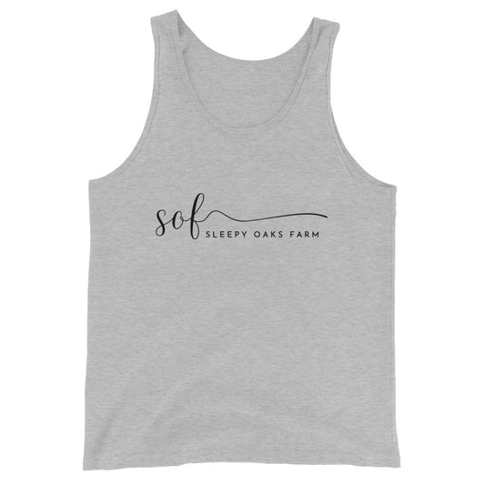 Performance | Tank Top | Sleepy Oaks Farm | Script Logo