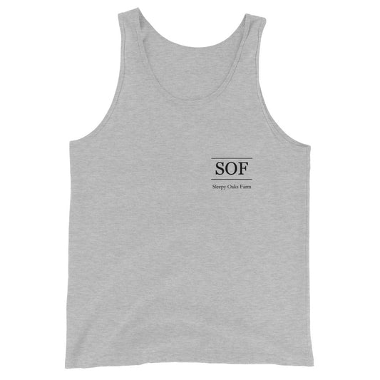 Performance | Tank Top | Sleepy Oaks Farm | SOF Logo