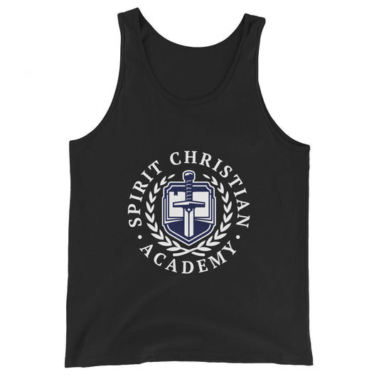 Performance | Tank Top | Spirit Christian Academy | White Script Logo