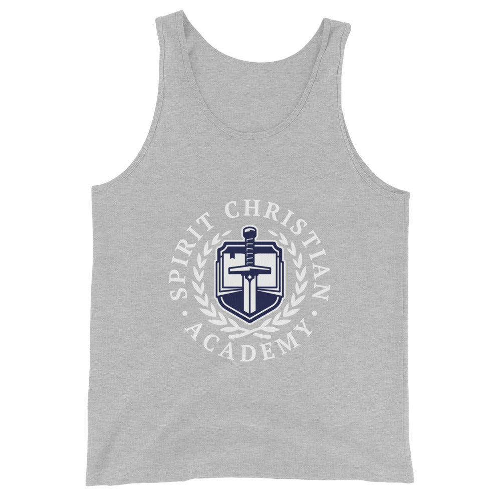 Performance | Tank Top | Spirit Christian Academy | White Script Logo