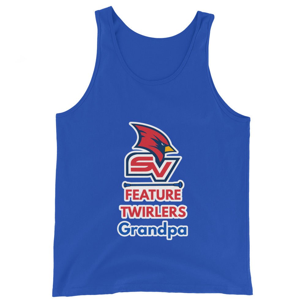 Performance | Tank Top | SVSU Feature twirlers | Grandpa Logo