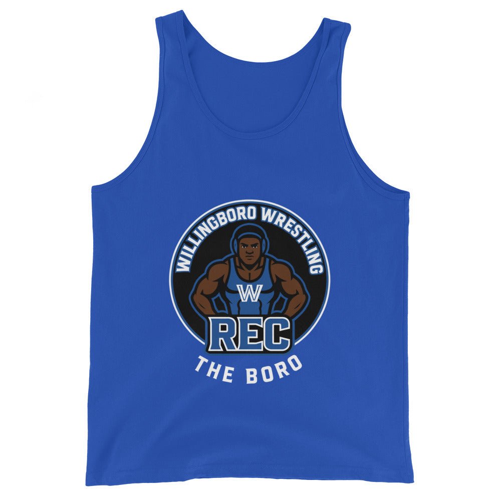 Performance | Tank Top | The Boro Brand | Wrestler Logo