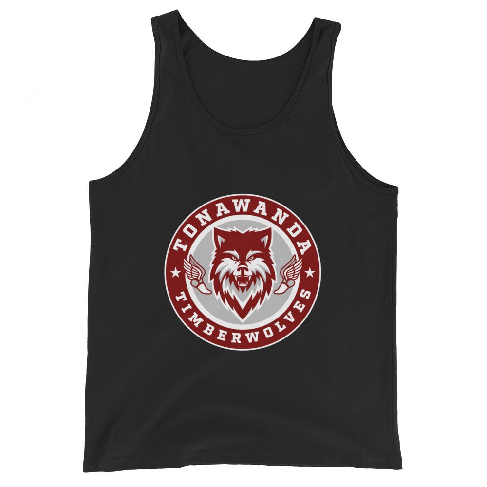 Performance | Tank Top | Tonawanda High School Track and Field | Mascot Badge Logo