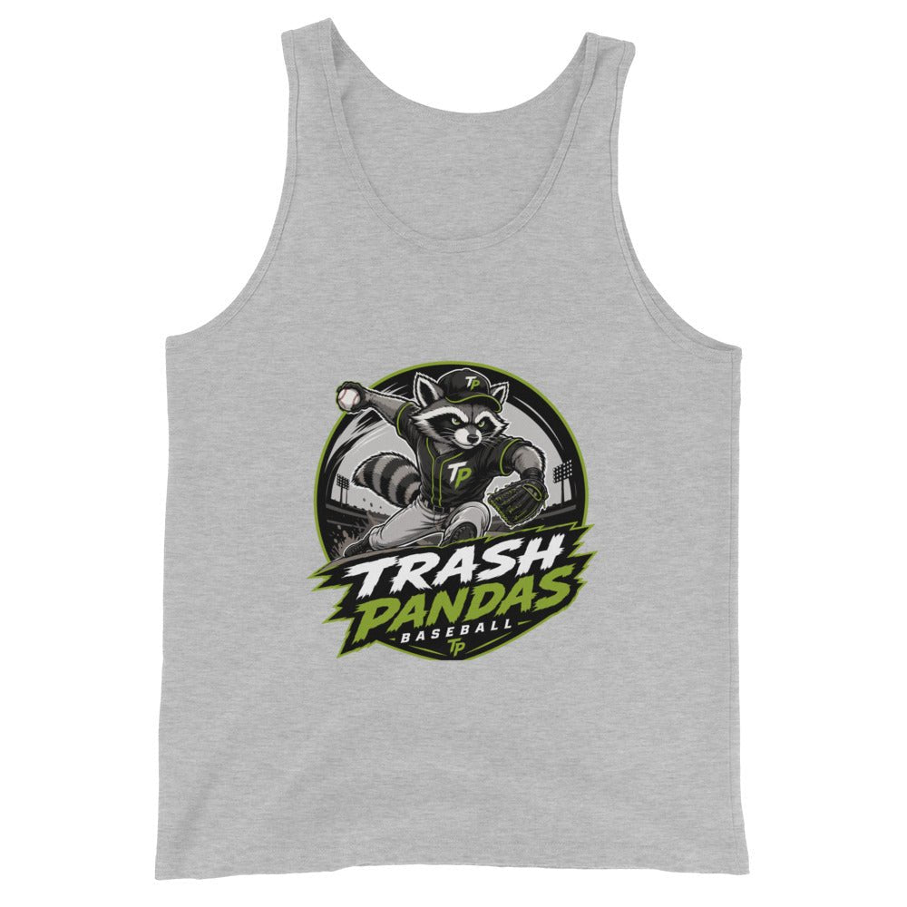Performance | Tank Top | Trash Pandas Baseball Organization | Vanguard Logo