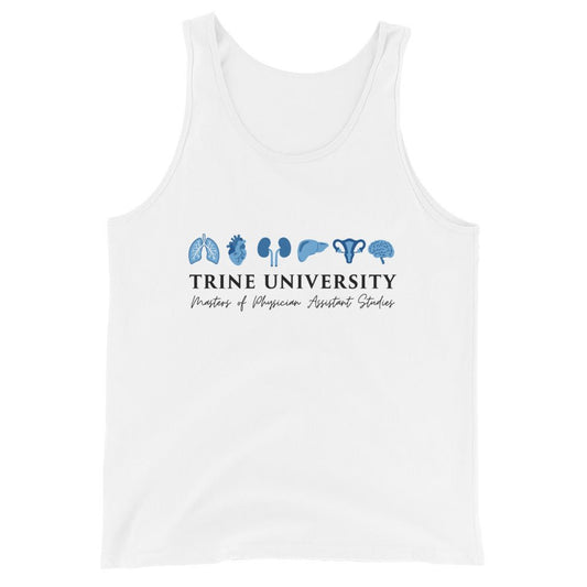 Performance | Tank Top | Trine PA program | Modern Script Logo