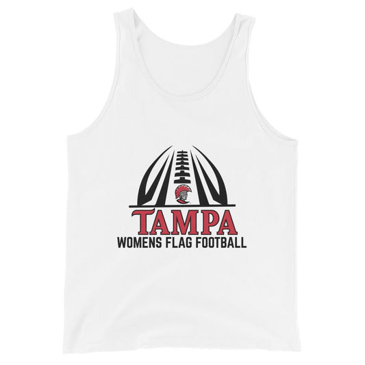 Performance | Tank Top | University of Tampa Women's Flag Football | Football Logo