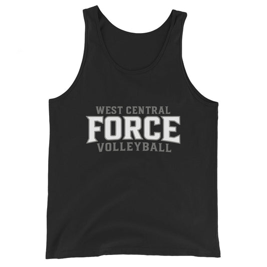 Performance | Tank Top | West Central Force Volleyball | Grey Logo