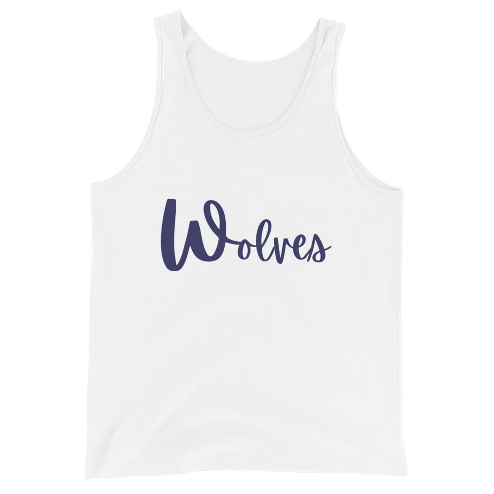 Performance | Tank Top | White Mountain School | Script Logo