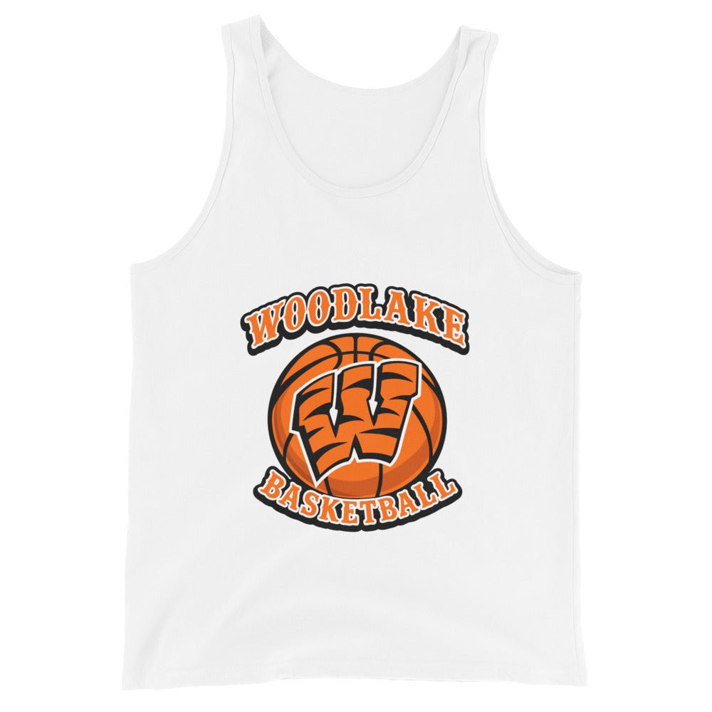 Performance | Tank Top | Woodlake Boys Basketball | Athletics Logo