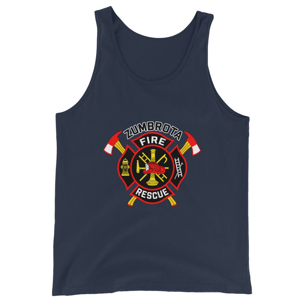 Performance | Tank Top | Zumbrota Fire Department | Vanguard Logo