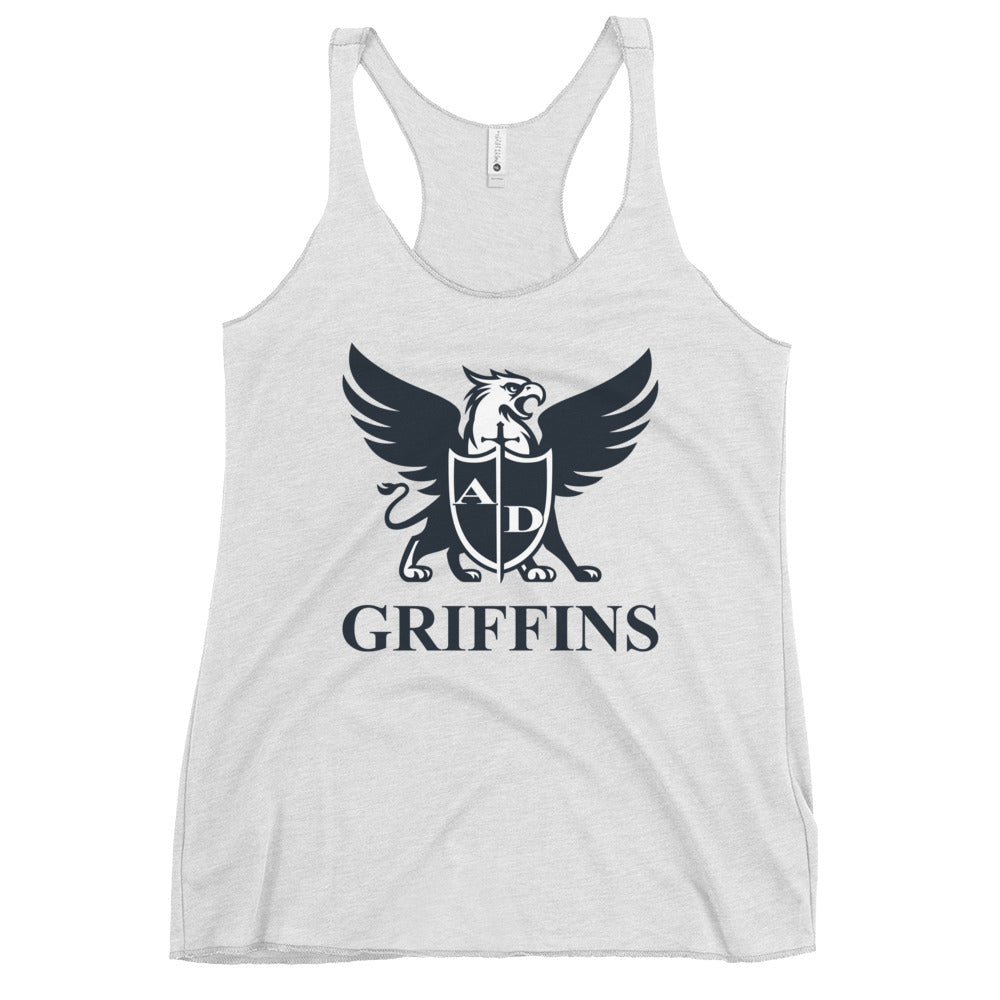 Performance | Thin Racerback Tank Top | Arma Dei Academy Basketball | Griffin Logo