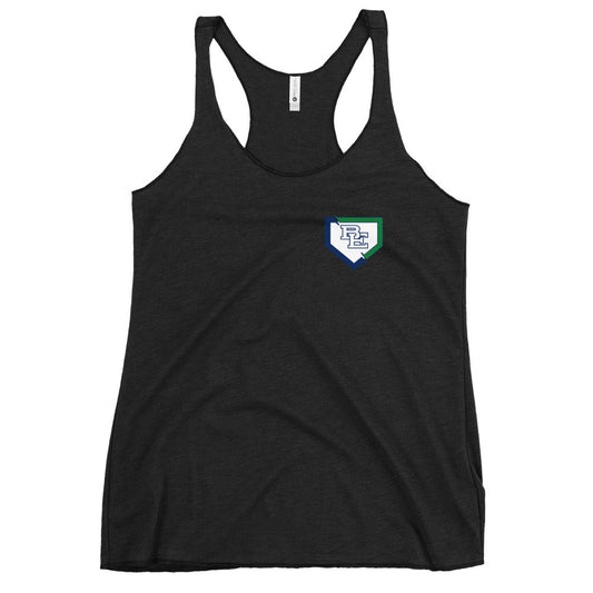 Performance | Thin Racerback Tank Top | BE Softball | Plate Logo