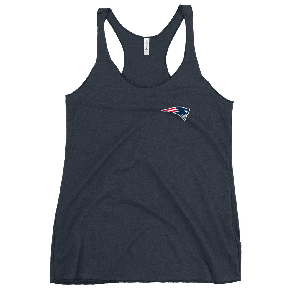 Performance | Thin Racerback Tank Top | Berkmar High School Soccer | Emblem Logo