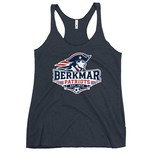 Performance | Thin Racerback Tank Top | Berkmar High School Soccer | Vanguard Logo