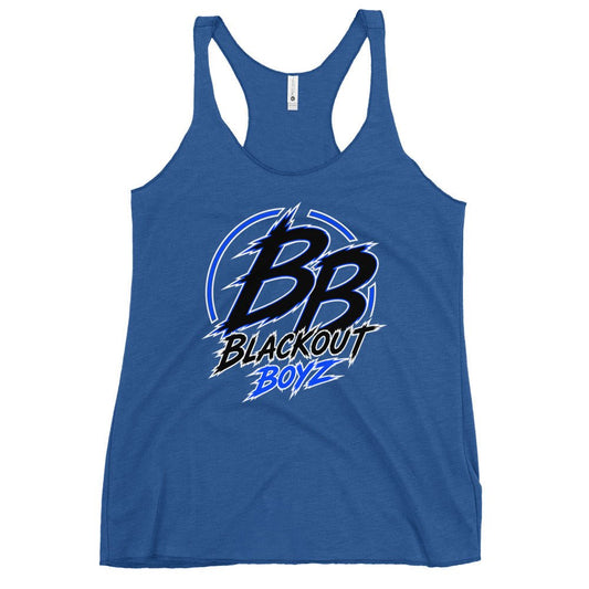 Performance | Thin Racerback Tank Top | Blackout Boyz | Vanguard Logo