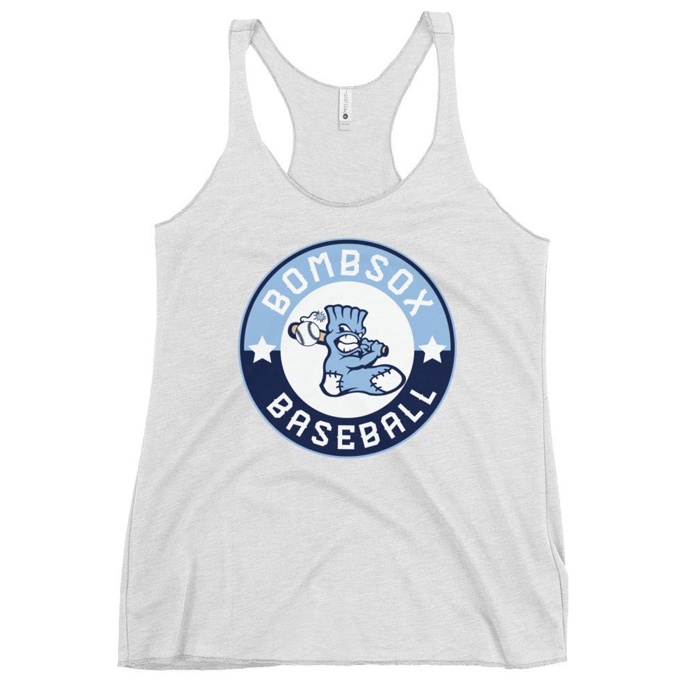 Performance | Thin Racerback Tank Top | BombSox Baseball | Badge Logo