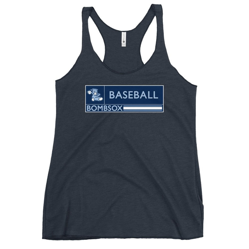 Performance | Thin Racerback Tank Top | BombSox Baseball | Mark Logo
