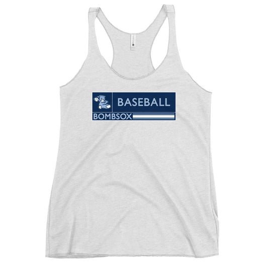 Performance | Thin Racerback Tank Top | BombSox Baseball | Mark Logo