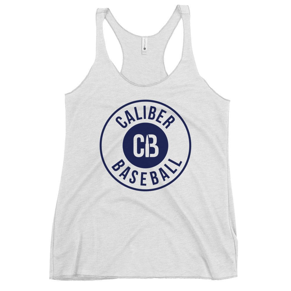 Performance | Thin Racerback Tank Top | Caliber Baseball | Badge Logo