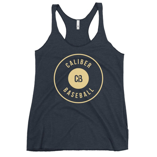 Performance | Thin Racerback Tank Top | Caliber Baseball | Crest Logo