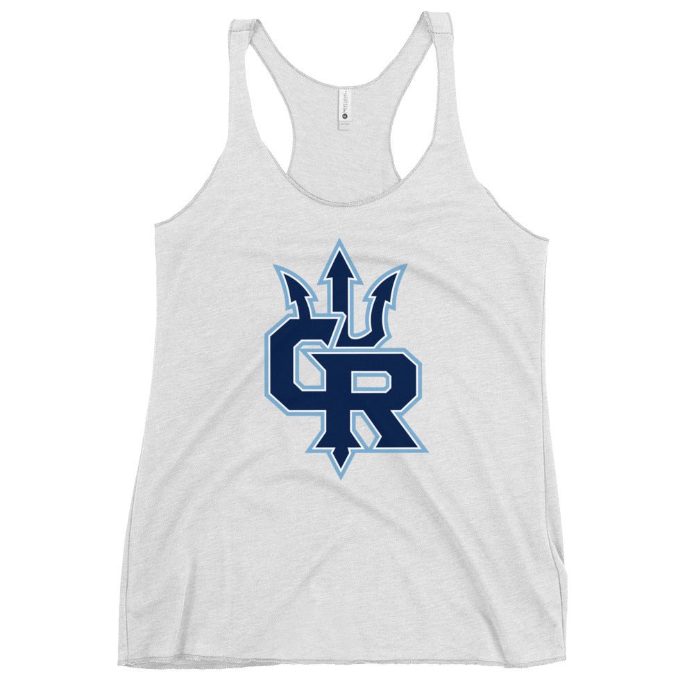 Performance | Thin Racerback Tank Top | Cape Riptides Baseball | Emblem Logo