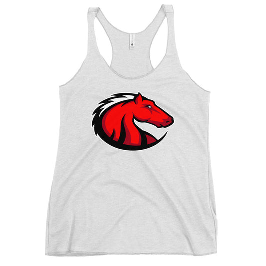 Performance | Thin Racerback Tank Top | Central Maine Community College Woman’s Soccer | Crest Logo