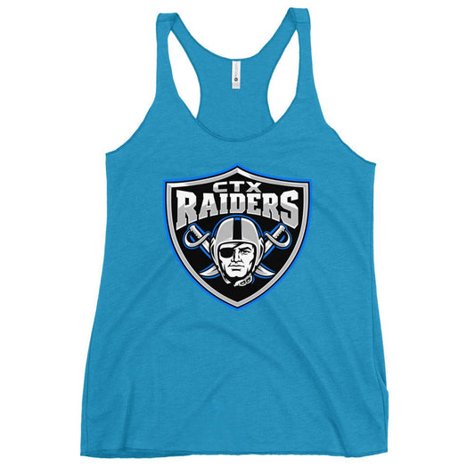 Performance | Thin Racerback Tank Top | Central Texas Raiders | Emblem Logo