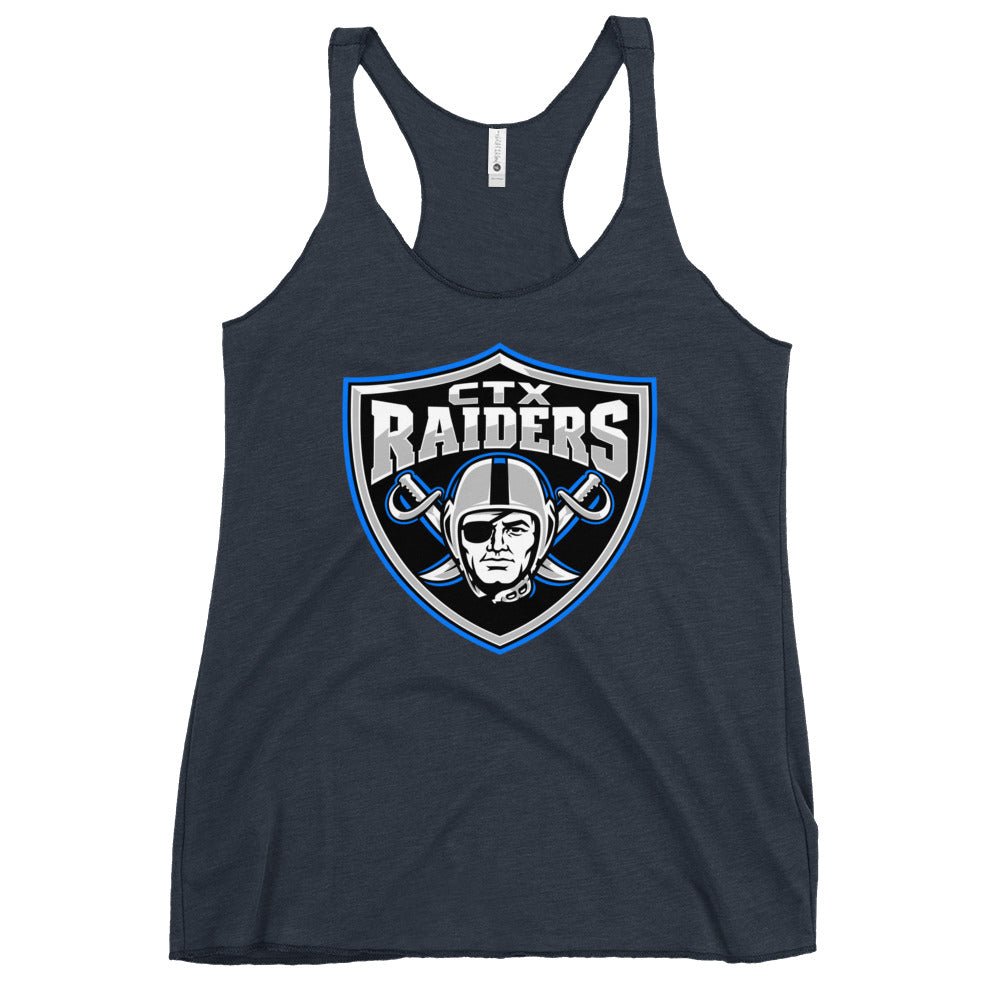 Performance | Thin Racerback Tank Top | Central Texas Raiders | Emblem Logo