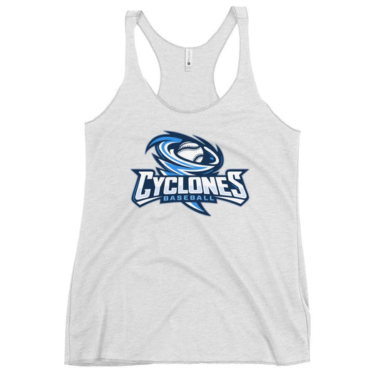 Performance | Thin Racerback Tank Top | Centre County Cyclones | Crest Logo