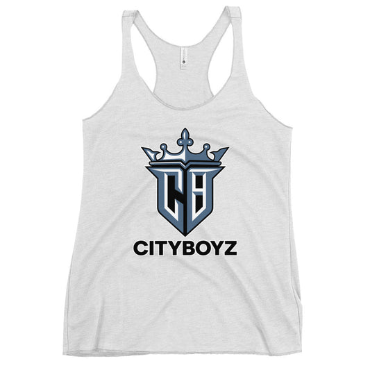 Performance | Thin Racerback Tank Top | City Boyz Elite | Crown Valor Logo
