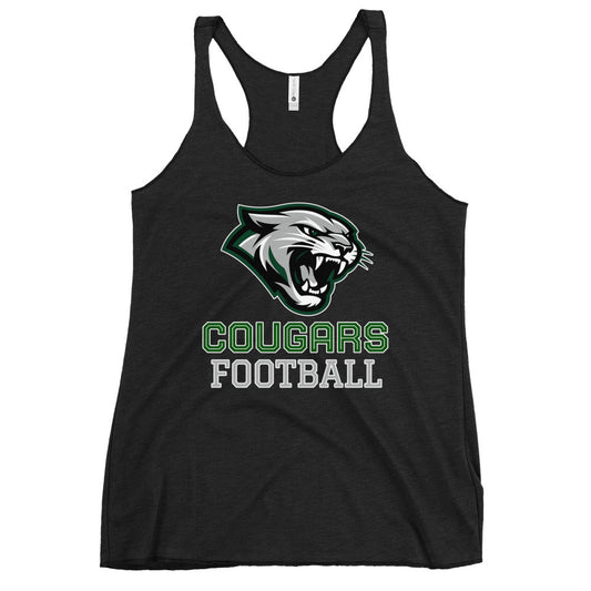 Performance | Thin Racerback Tank Top | Colts Neck Cougars | Youth Tackle Football (AYF) | Strike Mascot Logo