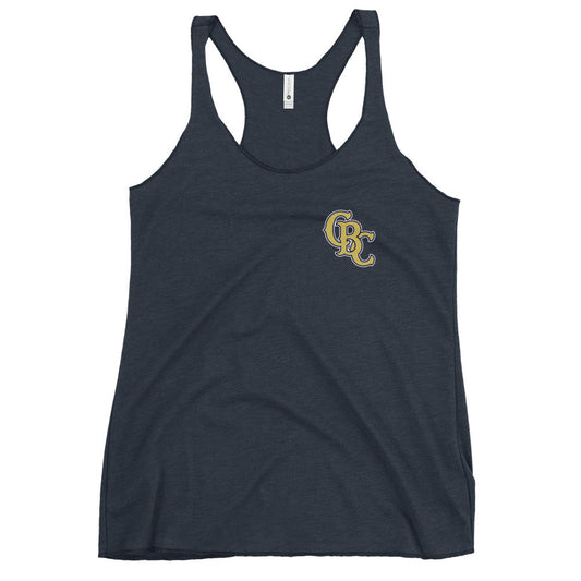 Performance | Thin Racerback Tank Top | Cougar Baseball Club | CBC Gold Logo