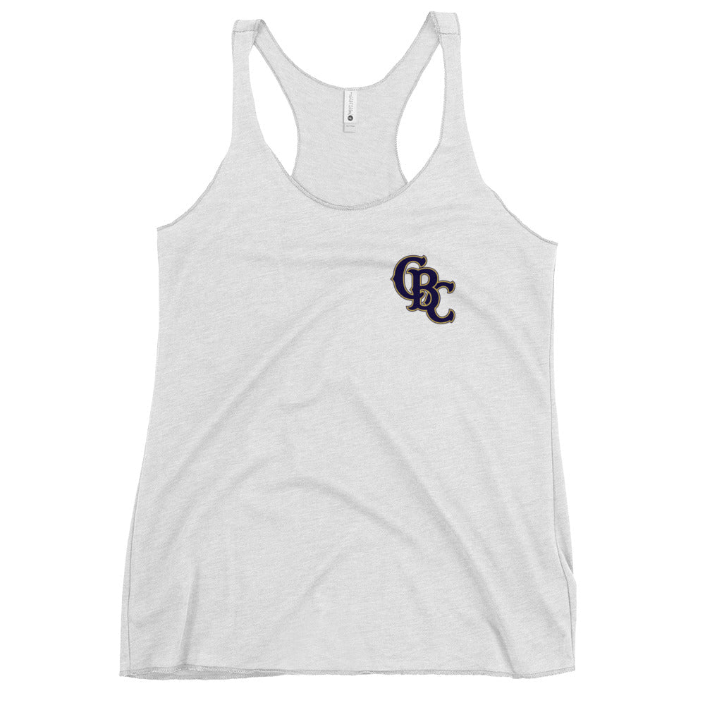 Performance | Thin Racerback Tank Top | Cougar Baseball Club | CBC Navy Logo