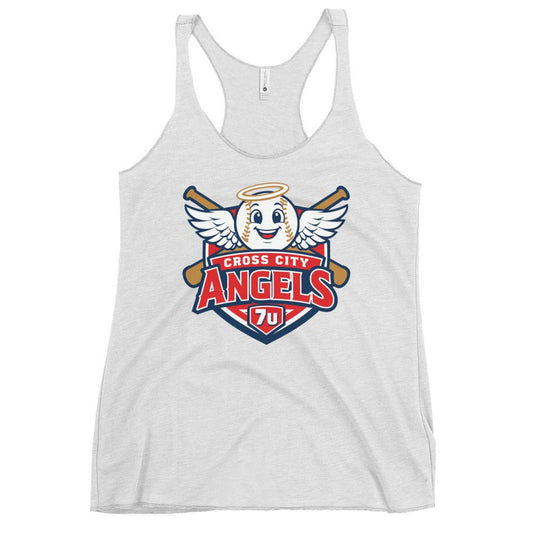 Performance | Thin Racerback Tank Top | Cross City Angels | Shield Logo