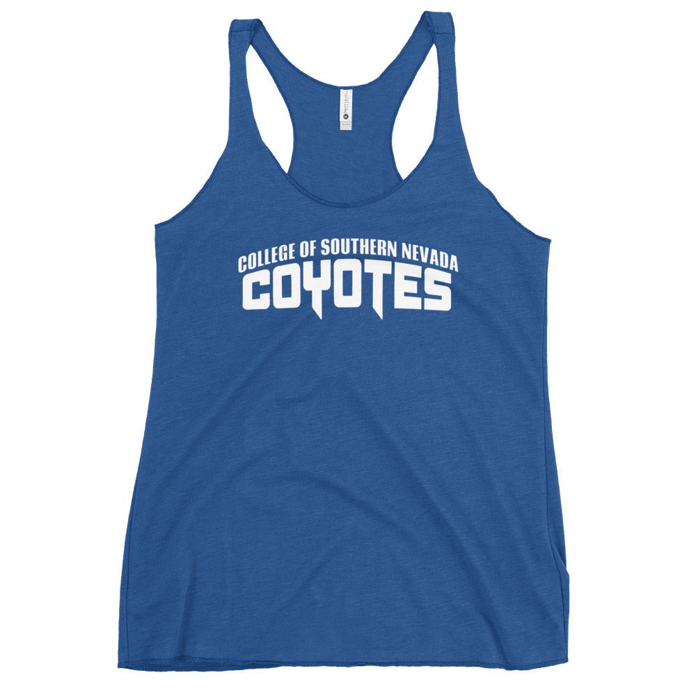 Performance | Thin Racerback Tank Top | CSN Volleyball | Alt Script Logo
