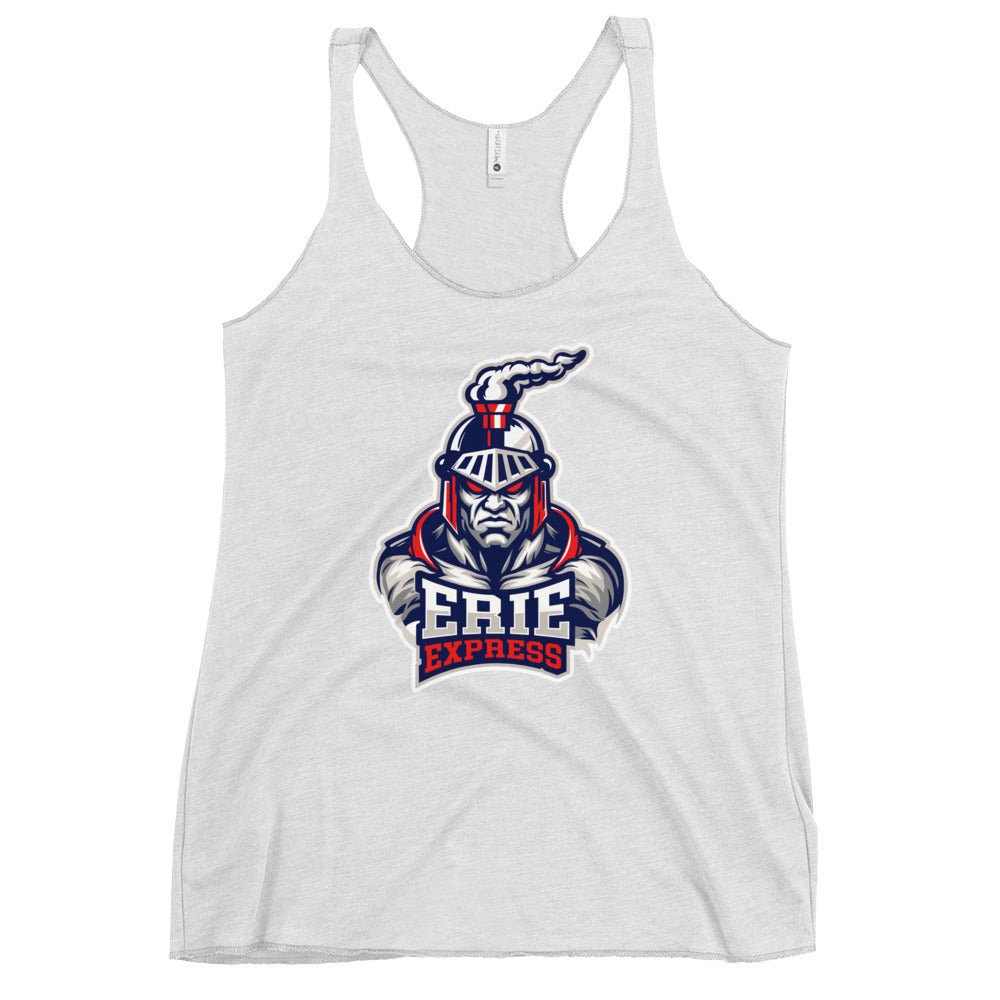 Performance | Thin Racerback Tank Top | Erie Express Football | Mascot Logo